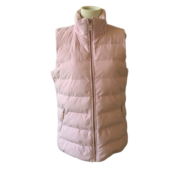 J MCLAUGHLIN GRACIE QUILTED VEST PUFFER WINTER APRES SKI PREPPY COZY CHIC M - Picture 2 of 12